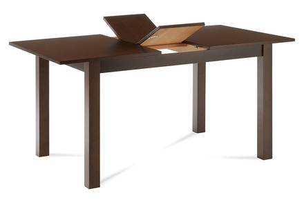 Dřevěný jídelní stůl Autronic Jídelní stůl rozkládací 120+30x80x75 cm, barva ořech (BT-6930 WAL)
