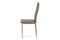 Moderní jídelní židle Autronic Jídelní židle, cappuccino látka, kov cappuccino lesk (DCL-393 CAP2) (2)