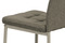 Moderní jídelní židle Autronic Jídelní židle, cappuccino látka, kov matný cappuccino (DCL-397 CRM2) (6)