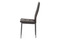 Moderní jídelní židle Autronic Jídelní židle, šedá látka, kov matný antracit (DCL-397 GREY2) (2)