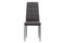 Moderní jídelní židle Autronic Jídelní židle, šedá látka, kov matný antracit (DCL-397 GREY2) (3)