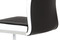 Moderní jídelní židle Autronic Jídelní židle chrom / koženka černá s bílými boky (DCL-406 BK) (5)