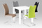Moderní jídelní židle Autronic Jídelní židle chrom / koženka coffee + cappucino boky (DCL-406 COF) (6)