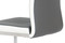 Moderní jídelní židle Autronic Jídelní židle chrom / koženka šedá s bílými boky (DCL-406 GREY) (5)