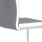 Moderní jídelní židle Autronic Jídelní židle chrom / šedá látka + bílá koženka (DCL-410 GREY2) (8)