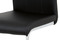 Moderní jídelní židle Autronic Jídelní židle černá koženka / chrom (DCL-411 BK) (4)