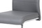 Moderní jídelní židle Autronic Jídelní židle koženka šedá / chrom (DCL-418 GREY) (2)