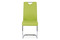 Moderní jídelní židle Autronic Jídelní židle koženka zelená / chrom (DCL-418 LIM) (5)