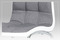 Moderní jídelní židle Autronic Jídelní židle látka šedá / chrom (DCL-420 GREY2) (3)