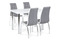 Moderní jídelní židle Autronic Jídelní židle látka šedá / chrom (DCL-420 GREY2) (5)