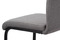 Moderní jídelní židle Autronic Jídelní židle - šedá látka, kovová podnož, černý matný lak (DCL-612 GREY2) (4)