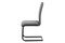 Moderní jídelní židle Autronic Jídelní židle - šedá látka, kovová podnož, černý matný lak (DCL-612 GREY2) (6)