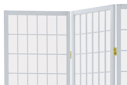 Paraván Autronic Paraván 3dílný - bílá (EF-805 WT) (2)