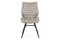 Moderní jídelní židle Autronic Jídelní židle, lanýžová látka vintage, kov černý mat (HC-444 LAN3) (3)