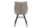 Moderní jídelní židle Autronic Jídelní židle, lanýžová látka vintage, kov černý mat (HC-444 LAN3) (4)