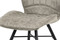 Moderní jídelní židle Autronic Jídelní židle, lanýžová látka vintage, kov černý mat (HC-444 LAN3) (6)