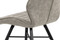 Moderní jídelní židle Autronic Jídelní židle, lanýžová látka vintage, kov černý mat (HC-444 LAN3) (7)