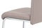 Moderní jídelní židle Autronic Jídelní židle, béžová ekokůže, bílé prošití, kov chrom (HC-481 LAN) (5)