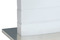 Moderní jídelní stůl Autronic Rozkládací jídelní stůl 140+40x80x76 cm, bílé sklo, bílý vysoký lesk, broušený nerez (HT-440 WT) (3xKarton) (4)