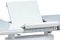 Moderní jídelní stůl Autronic Rozkládací jídelní stůl 140+40x80x76 cm, bílé sklo, bílý vysoký lesk, broušený nerez (HT-440 WT) (3xKarton) (5)