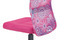 Kancelářská židle Autronic Kancelářská židle, růžová mesh, plastový kříž, síťovina motiv (KA-2325 PINK) (9)