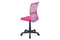 Kancelářská židle Autronic Kancelářská židle, růžová mesh, plastový kříž, síťovina motiv (KA-2325 PINK) (3)