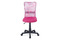 Kancelářská židle Autronic Kancelářská židle, růžová mesh, plastový kříž, síťovina motiv (KA-2325 PINK) (5)