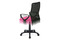 Kancelářská židle Autronic Kancelářská židle, látka MESH růžová / černá, plyn.píst (KA-B047 PINK) (3)