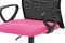 Kancelářská židle Autronic Kancelářská židle, látka MESH růžová / černá, plyn.píst (KA-B047 PINK) (6)