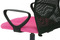 Kancelářská židle Autronic Kancelářská židle, látka MESH růžová / černá, plyn.píst (KA-B047 PINK) (7)