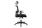 Kancelářská židle Autronic Kancelářská židle s podhlavníkem, látka mesh černá, houpací mechanismus (KA-B1013 BK) (7)