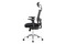 Kancelářská židle Autronic Kancelářská židle, černá látka / černá síťovina, hliníkový kříž, synchronní mechanismus (KA-B1083 BK) (2)