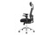 Kancelářská židle Autronic Kancelářská židle, černá látka / černá síťovina, hliníkový kříž, synchronní mechanismus (KA-B1083 BK) (3)