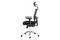 Kancelářská židle Autronic Kancelářská židle, černá látka / černá síťovina, hliníkový kříž, synchronní mechanismus (KA-B1083 BK) (4)