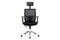 Kancelářská židle Autronic Kancelářská židle, černá látka / černá síťovina, hliníkový kříž, synchronní mechanismus (KA-B1083 BK) (5)