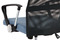 Kancelářská židle Autronic Kancelářská židle, houpací mech., modrá látka + černá MESH, kovový kříž (KA-E301 BLUE) (9)