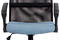 Kancelářská židle Autronic Kancelářská židle, houpací mech., modrá látka + černá MESH, kovový kříž (KA-E301 BLUE) (10)