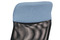 Kancelářská židle Autronic Kancelářská židle, houpací mech., modrá látka + černá MESH, kovový kříž (KA-E301 BLUE) (8)