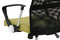 Kancelářská židle Autronic Kancelářská židle, houpací mech., zelená látka + černá MESH, kovový kříž (KA-E301 GRN) (9)