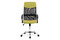 Kancelářská židle Autronic Kancelářská židle, houpací mech., zelená látka + černá MESH, kovový kříž (KA-E301 GRN) (1)