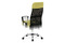 Kancelářská židle Autronic Kancelářská židle, houpací mech., zelená látka + černá MESH, kovový kříž (KA-E301 GRN) (5)