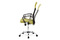 Kancelářská židle Autronic Kancelářská židle, houpací mech., zelená látka + černá MESH, kovový kříž (KA-E301 GRN) (7)
