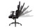 Kancelářská židle Autronic Kancelářská židle houpací mech., šedá látka, kovový kříž (KA-F01 GREY) (2)