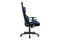 Kancelářská židle Autronic Kancelářská židle, modrá-černá látka, houpací mech, plastový kříž (KA-F02 BLUE) (10)