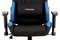Kancelářská židle Autronic Kancelářská židle, modrá-černá látka, houpací mech, plastový kříž (KA-F02 BLUE) (17)