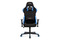 Kancelářská židle Autronic Kancelářská židle, modrá-černá látka, houpací mech, plastový kříž (KA-F02 BLUE) (8)