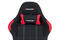 Kancelářská židle Autronic Kancelářská židle, houpací mech., černá + červená látka, plastový kříž (KA-F02 RED) (13)