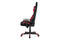 Kancelářská židle Autronic Kancelářská židle, houpací mech., černá + červená látka, plastový kříž (KA-F02 RED) (2)