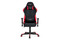 Kancelářská židle Autronic Kancelářská židle, houpací mech., černá + červená látka, plastový kříž (KA-F02 RED) (3)