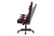 Kancelářská židle Autronic Kancelářská židle, houpací mech., černá + červená látka, plastový kříž (KA-F02 RED) (8)